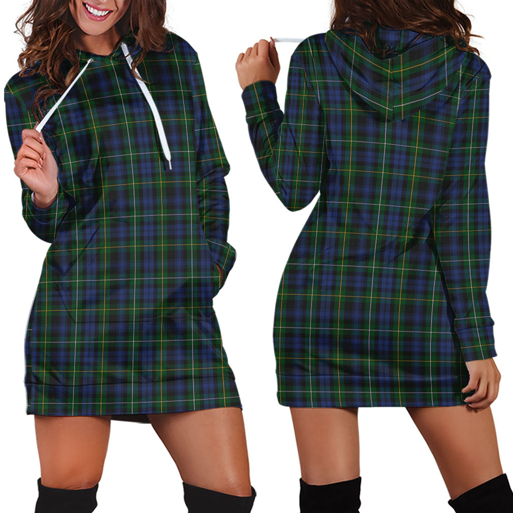 Campbell of Argyll #01 Tartan Hoodie Dress - Tartanvibesclothing Shop