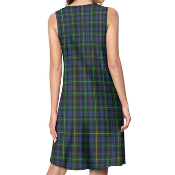 Campbell of Argyll #01 Tartan Womens Casual Dresses