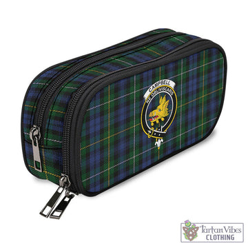 Campbell of Argyll #01 Tartan Pen and Pencil Case with Family Crest