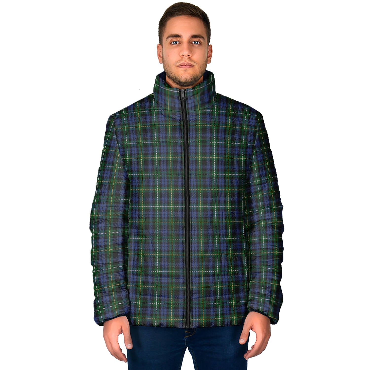 Campbell of Argyll #01 Tartan Padded Jacket - Tartanvibesclothing