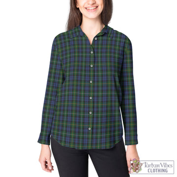 Campbell of Argyll #01 Tartan Women's Casual Shirt