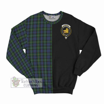 Campbell of Argyll 01 Tartan Sweatshirt with Family Crest and Half Of Me Style