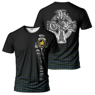 Campbell of Argyll #01 Tartan T-Shirt Featuring Alba Gu Brath Family Crest Celtic Inspired