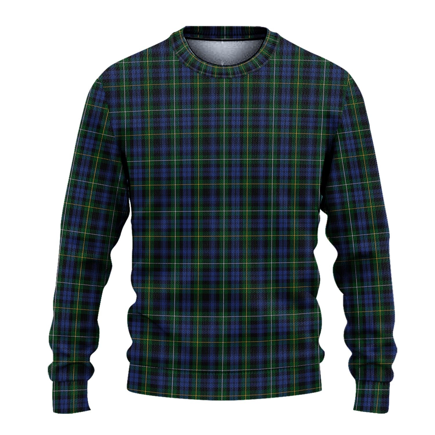 Campbell of Argyll #01 Tartan Knitted Sweater - Tartanvibesclothing Shop