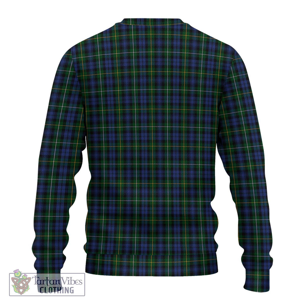 Campbell of Argyll 01 Tartan Knitted Sweater with Family Crest DNA In Me Style - Tartanvibesclothing Shop