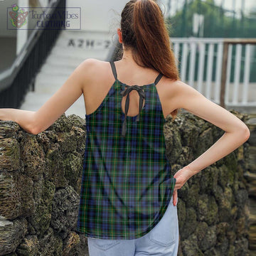 Campbell of Argyll #01 Tartan Loose Halter Neck Camisole