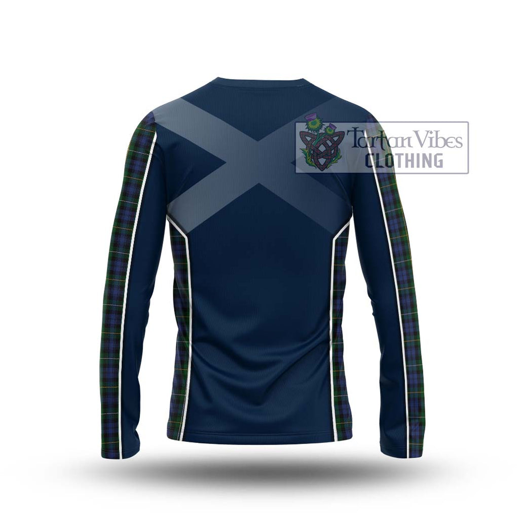 Campbell of Argyll 01 Tartan Long Sleeve T-Shirt with Family Crest and Lion Rampant Vibes Sport Style - Tartan Vibes Clothing