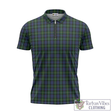 Campbell of Argyll #01 Tartan Zipper Polo Shirt