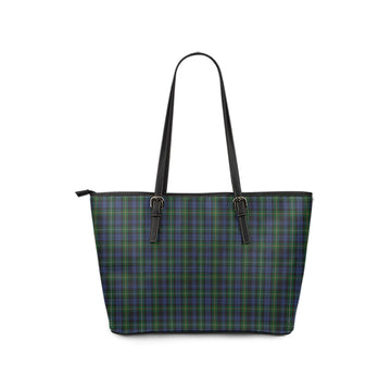 Campbell of Argyll #01 Tartan Leather Tote Bag