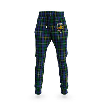 Campbell of Argyll #01 Tartan Joggers Pants with Family Crest