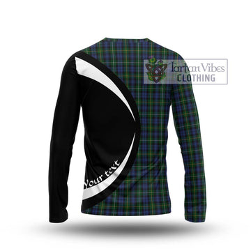 Campbell of Argyll 01 Tartan Long Sleeve T-Shirt with Family Crest Circle Style