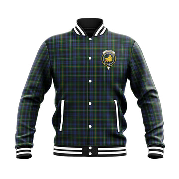 Campbell of Argyll #01 Tartan Baseball Jacket with Family Crest