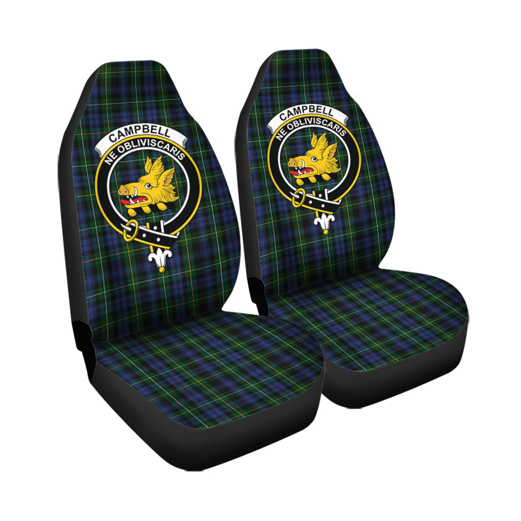 Campbell of Argyll #01 Tartan Car Seat Cover with Family Crest - Tartanvibesclothing