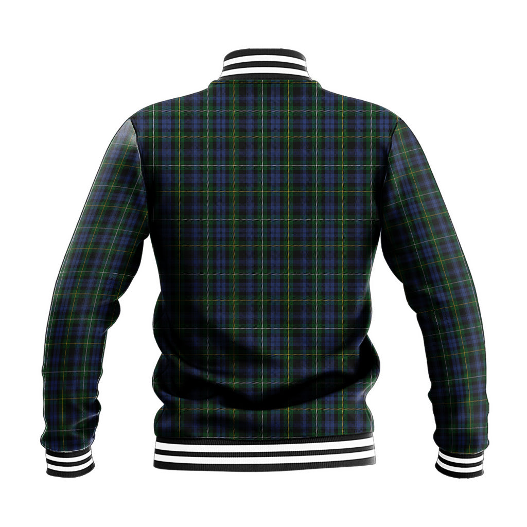 Campbell of Argyll #01 Tartan Baseball Jacket with Family Crest - Tartan Vibes Clothing