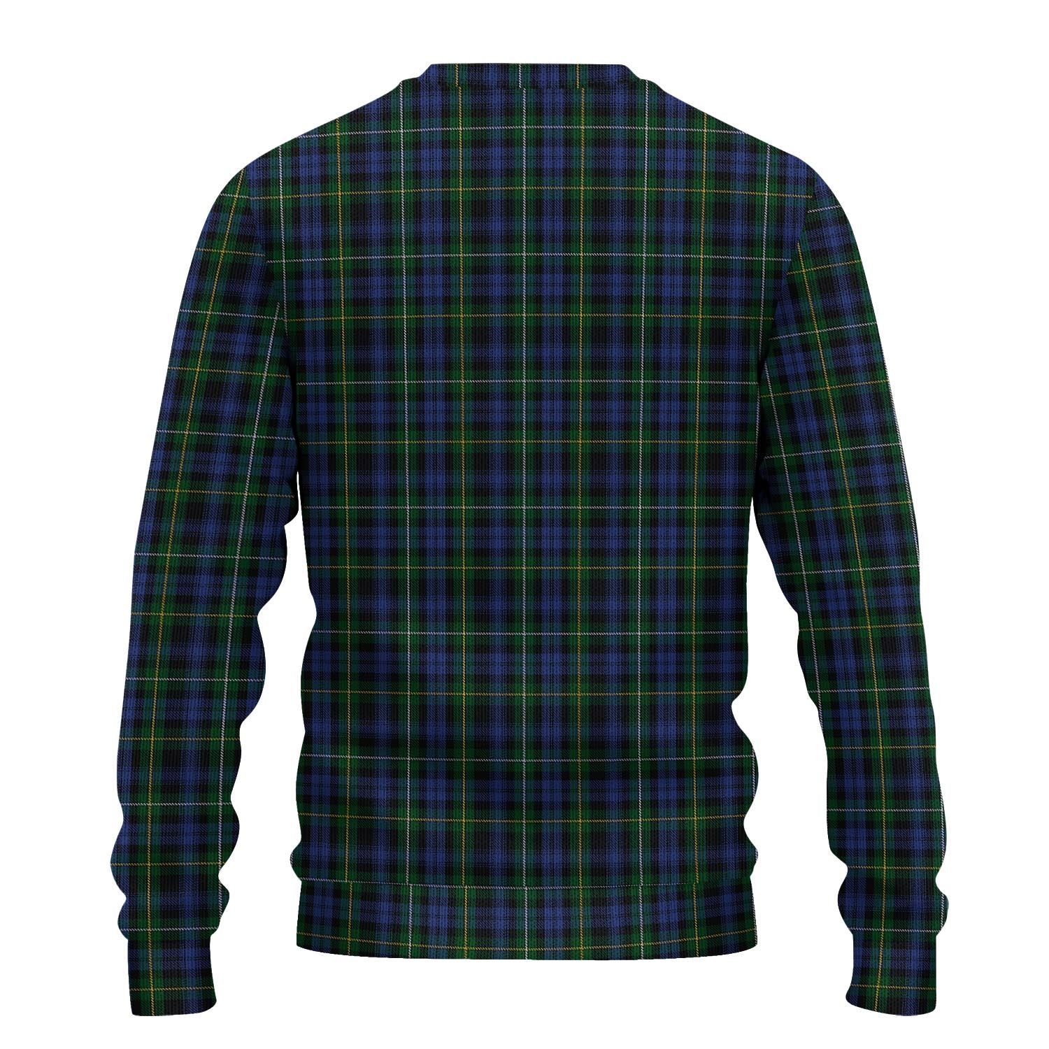 Campbell of Argyll #01 Tartan Knitted Sweater with Family Crest - Tartanvibesclothing Shop