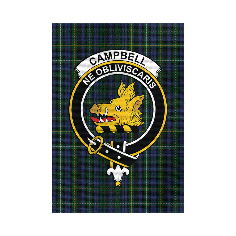 Campbell of Argyll #01 Tartan Flag with Family Crest - Tartan Vibes Clothing