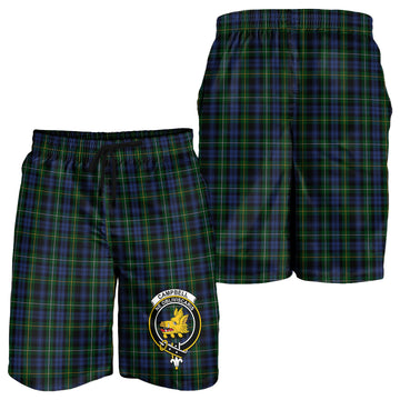 Campbell of Argyll #01 Tartan Mens Shorts with Family Crest