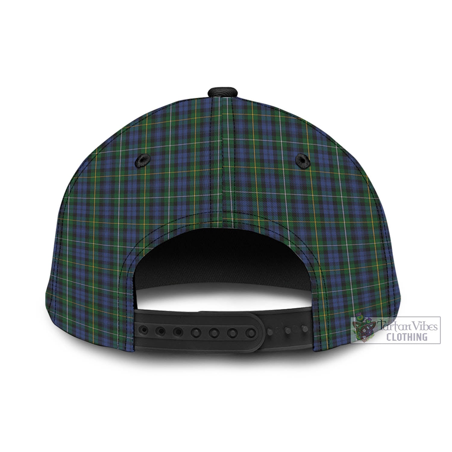 Tartan Vibes Clothing Campbell of Argyll 01 Tartan Classic Cap with Family Crest In Me Style