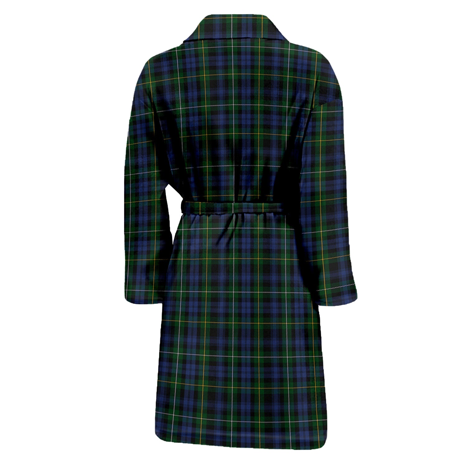 Campbell of Argyll #01 Tartan Bathrobe with Family Crest - Tartan Vibes Clothing