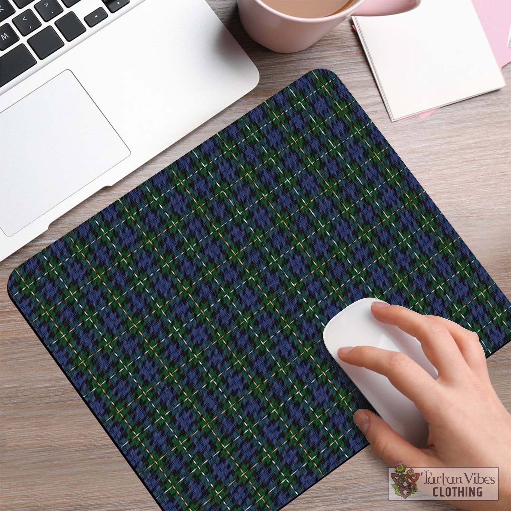 Tartan Vibes Clothing Campbell of Argyll #01 Tartan Mouse Pad