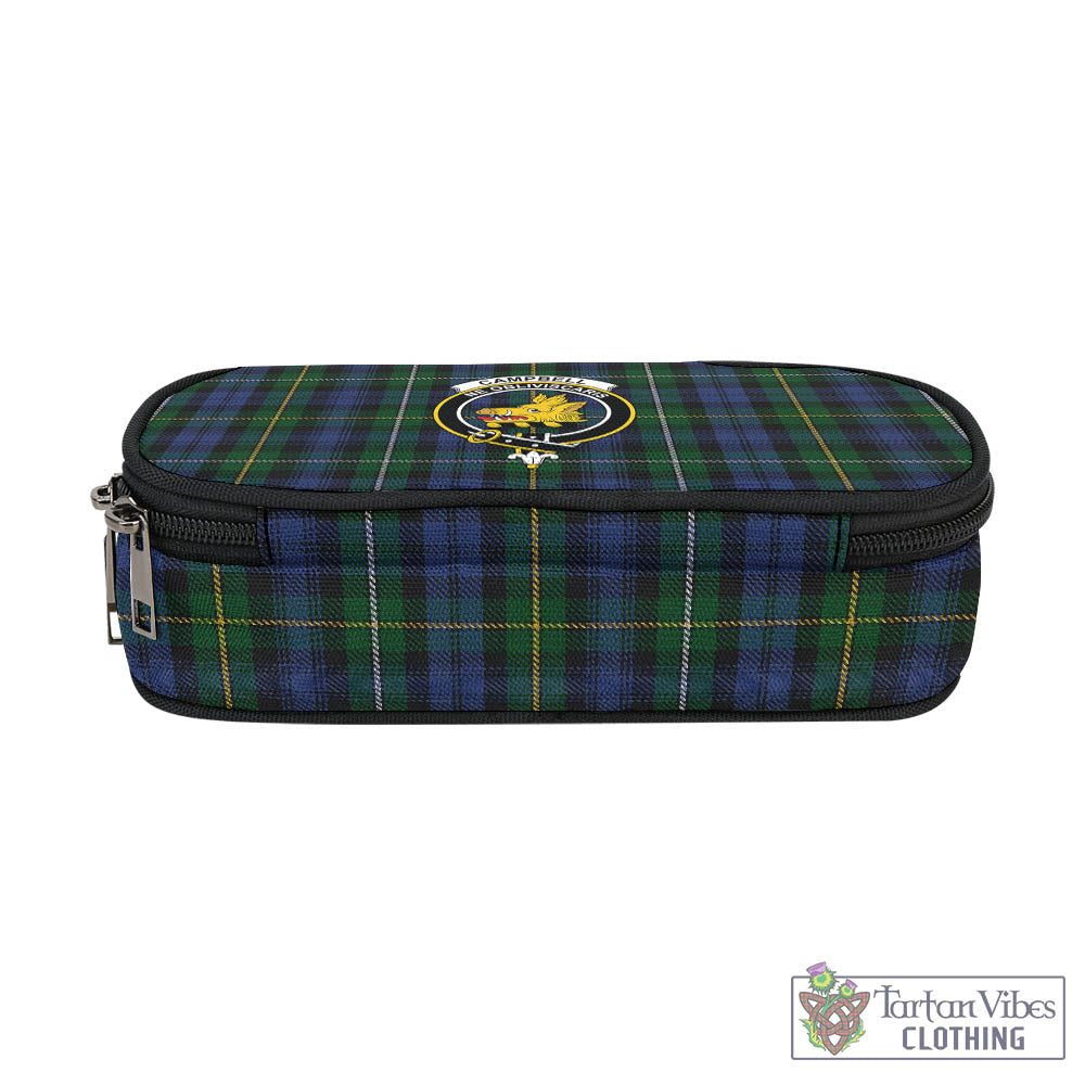 Tartan Vibes Clothing Campbell of Argyll #01 Tartan Pen and Pencil Case with Family Crest