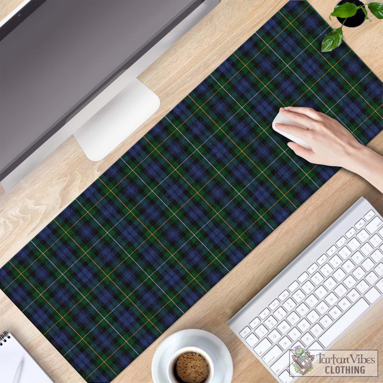 Tartan Vibes Clothing Campbell of Argyll #01 Tartan Mouse Pad