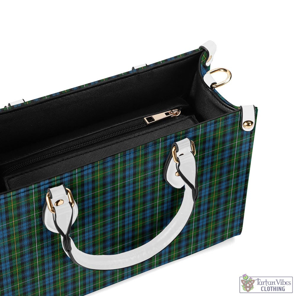 Tartan Vibes Clothing Campbell of Argyll #02 Tartan Luxury Leather Handbags