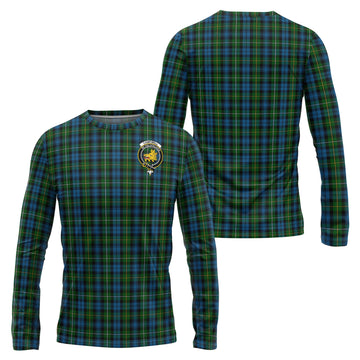 Campbell of Argyll #02 Tartan Long Sleeve T-Shirt with Family Crest