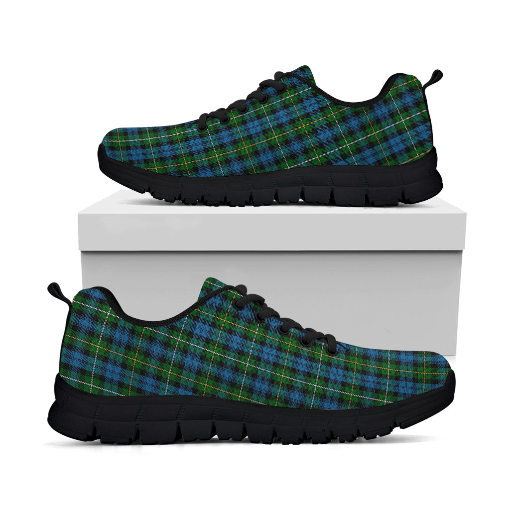 Campbell of Argyll #02 Tartan Sneakers Kid's Sneakers - Tartan Vibes Clothing