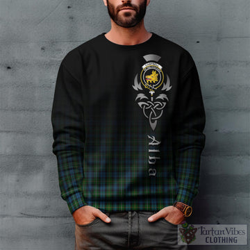 Campbell of Argyll #02 Tartan Sweatshirt Featuring Alba Gu Brath Family Crest Celtic Inspired