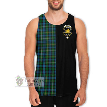 Campbell of Argyll 02 Tartan Men's Tank Top with Family Crest and Half Of Me Style