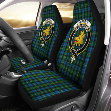 Campbell of Argyll #02 Tartan Car Seat Cover with Family Crest