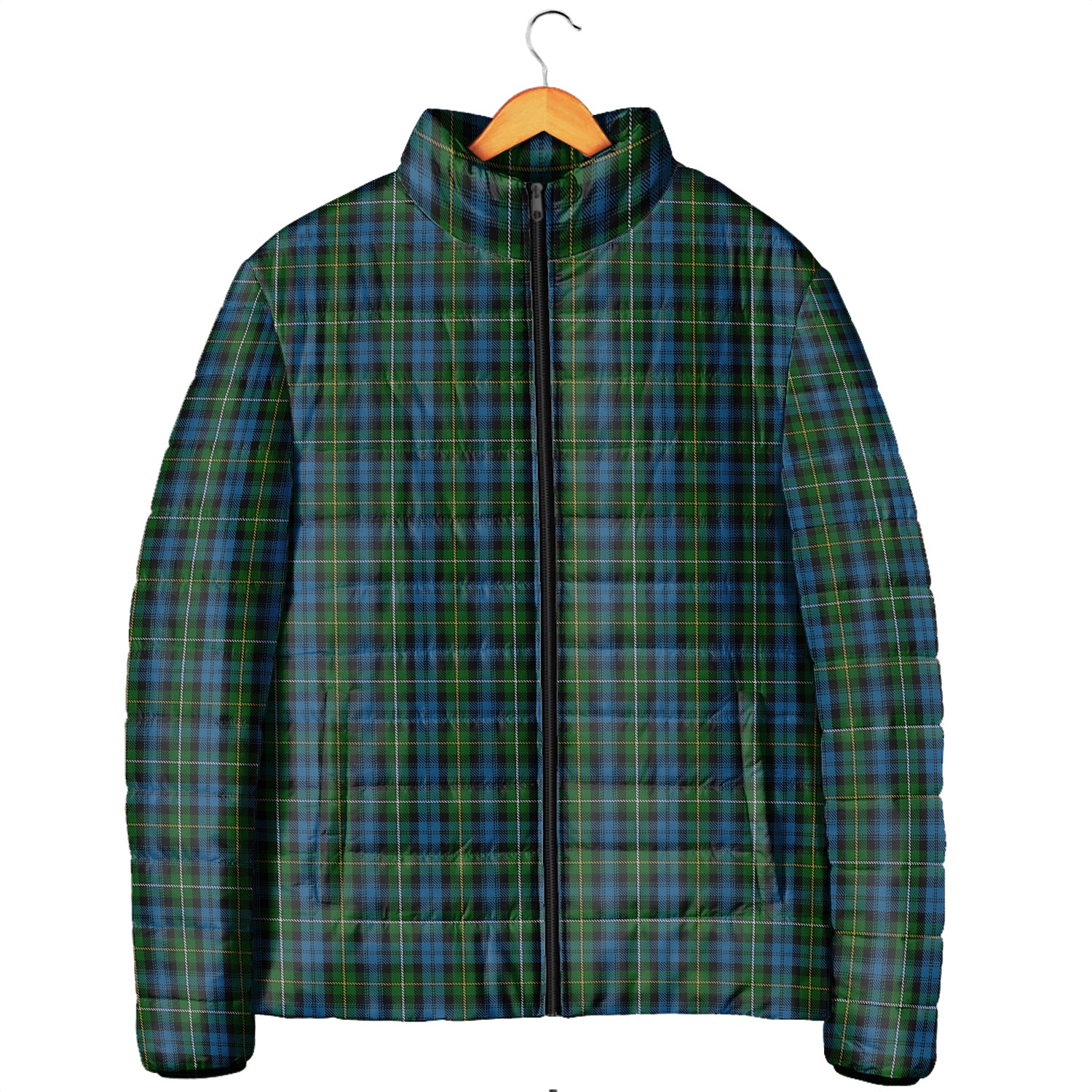 Campbell of Argyll #02 Tartan Padded Jacket - Tartanvibesclothing