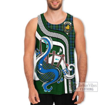 Campbell of Argyll 02 Tartan Men's Tank Top with Epic Bagpipe Style