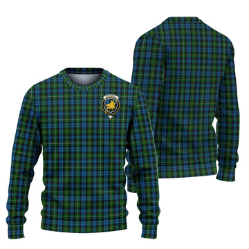 Campbell of Argyll #02 Tartan Ugly Sweater with Family Crest