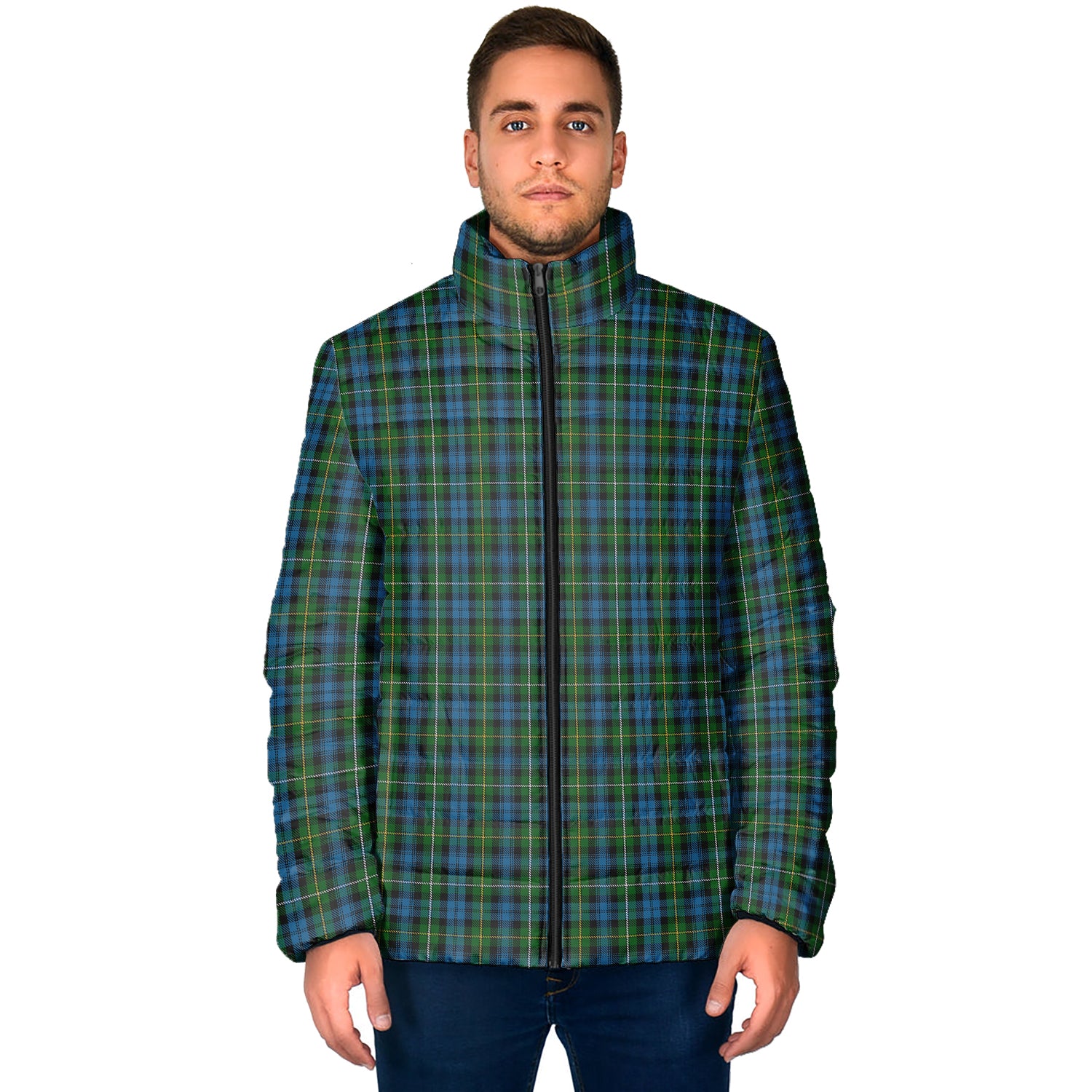 Campbell of Argyll #02 Tartan Padded Jacket - Tartanvibesclothing