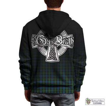 Campbell of Argyll #02 Tartan Hoodie Featuring Alba Gu Brath Family Crest Celtic Inspired