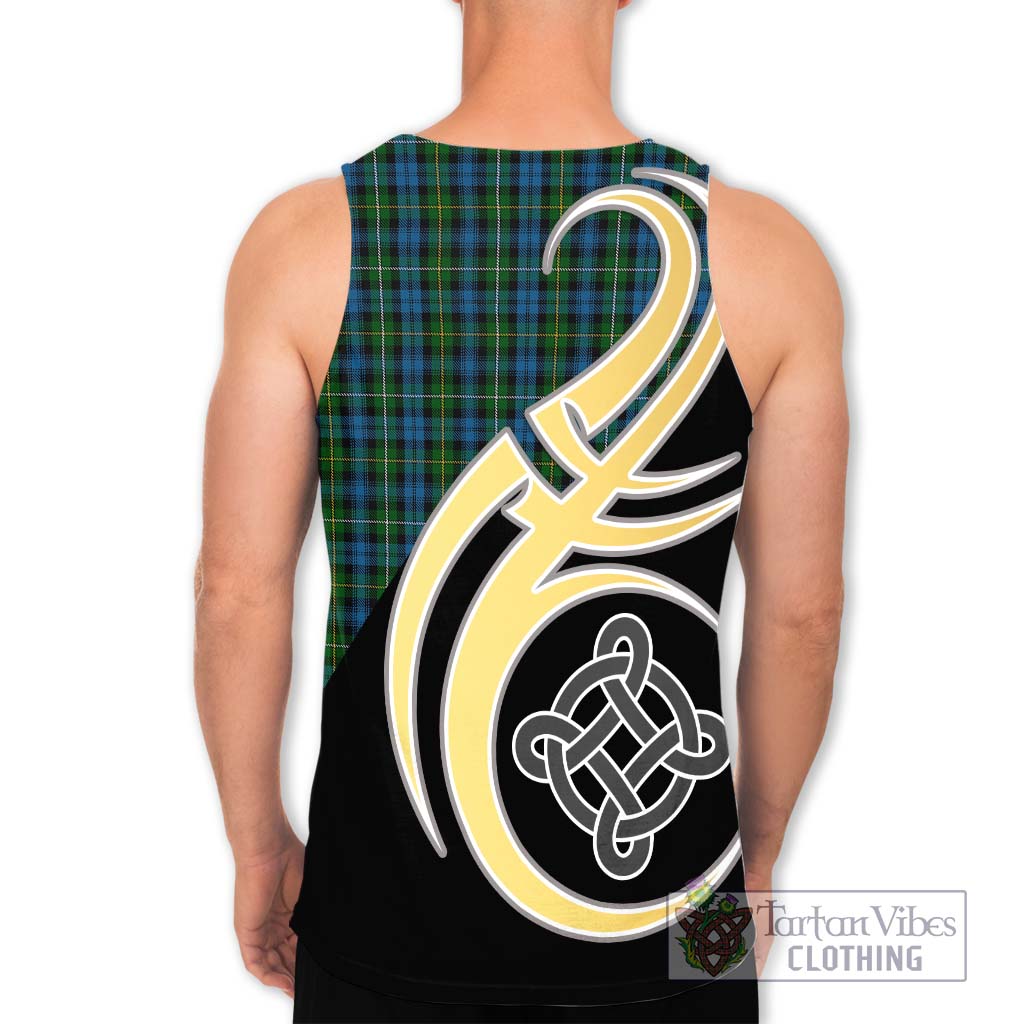 Campbell of Argyll 02 Tartan Men's Tank Top with Family Crest and Celtic Symbol Style - Tartan Vibes Clothing