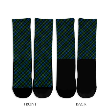 Campbell of Argyll #02 Tartan Crew Socks Cross Tartan Style