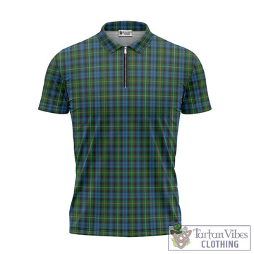 Campbell of Argyll #02 Tartan Zipper Polo Shirt