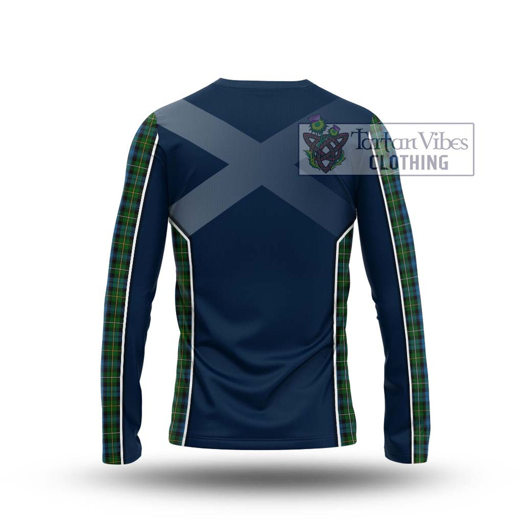 Campbell of Argyll 02 Tartan Long Sleeve T-Shirt with Family Crest and Lion Rampant Vibes Sport Style - Tartan Vibes Clothing