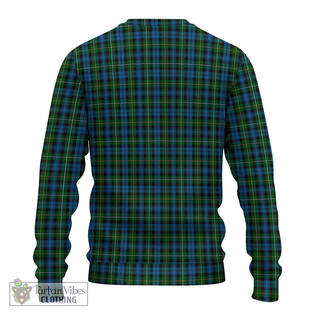 Campbell of Argyll 02 Tartan Knitted Sweater with Family Crest DNA In Me Style - Tartanvibesclothing Shop