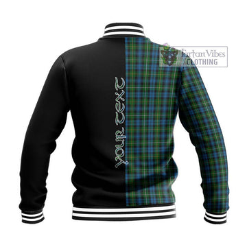 Campbell of Argyll 02 Tartan Baseball Jacket with Family Crest and Half Of Me Style