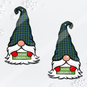 Campbell of Argyll #02 Gnome Christmas Ornament with His Tartan Christmas Hat