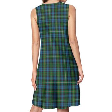 Campbell of Argyll #02 Tartan Womens Casual Dresses