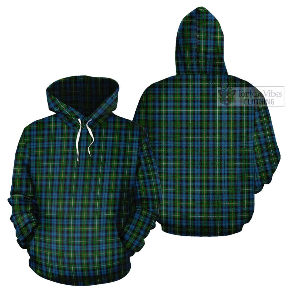 Tartan Vibes Clothing Campbell of Argyll #02 Tartan Cotton Hoodie