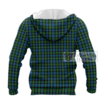 Campbell of Argyll 02 Tartan Knitted Hoodie with Family Crest DNA In Me Style