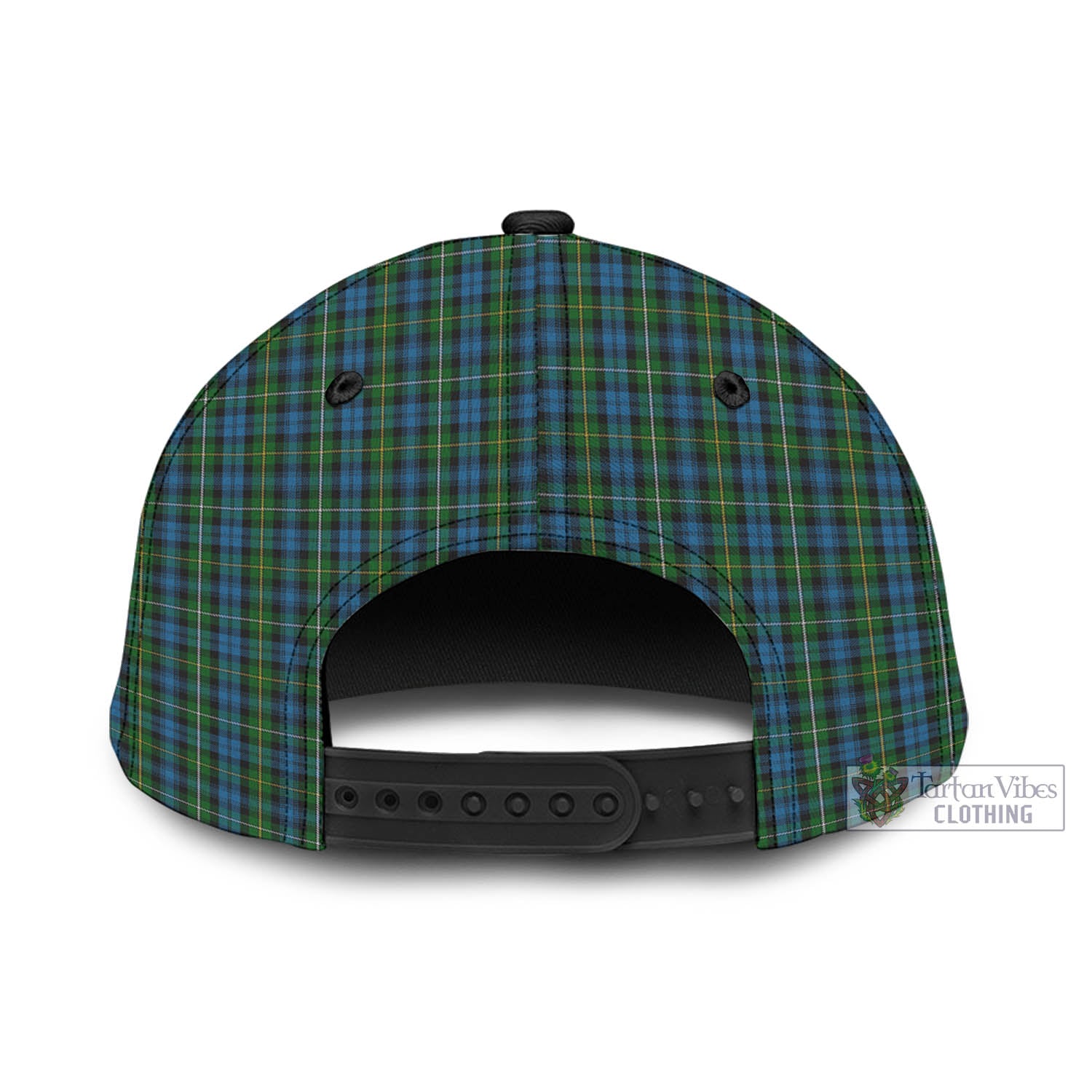 Tartan Vibes Clothing Campbell of Argyll 02 Tartan Classic Cap with Family Crest In Me Style