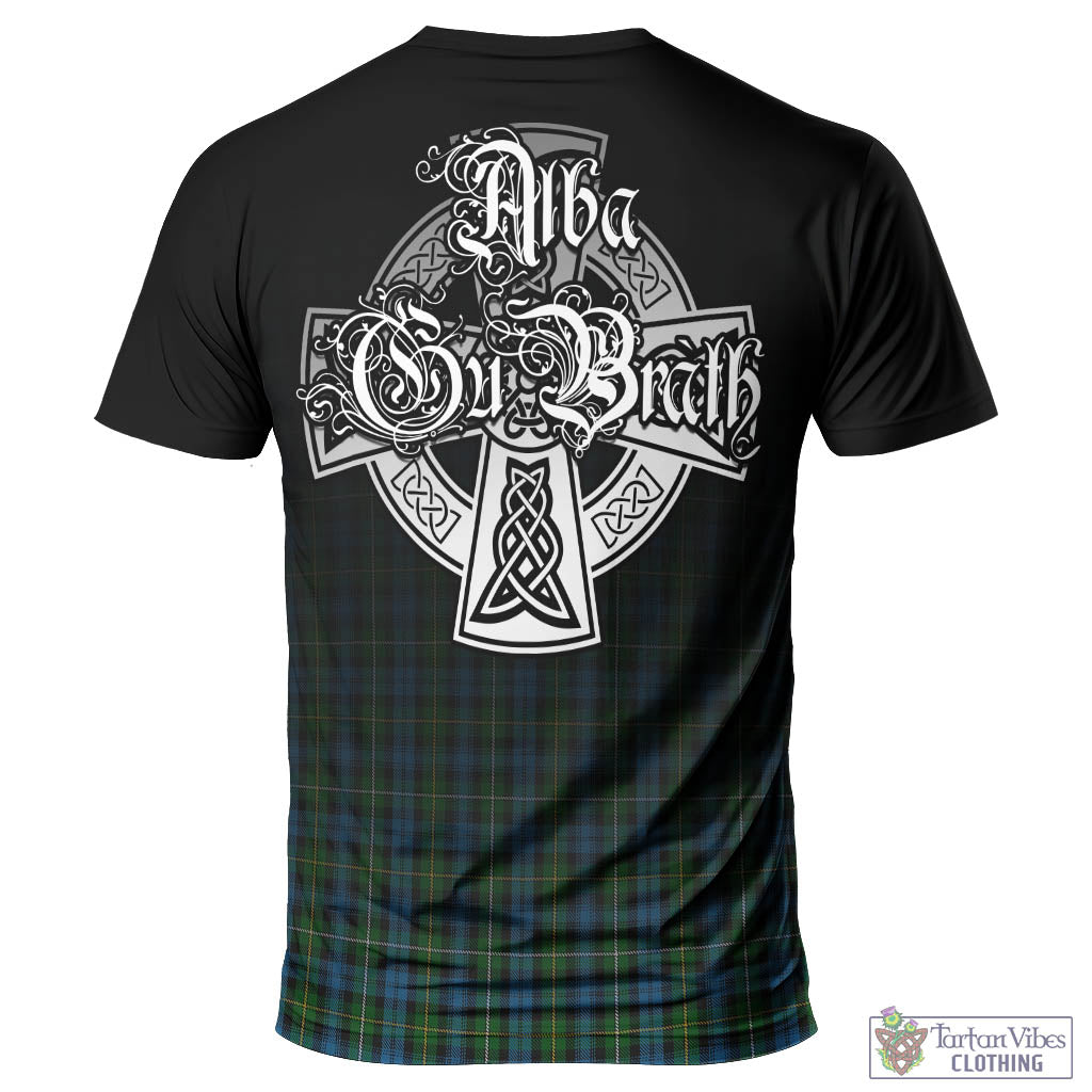 Tartan Vibes Clothing Campbell of Argyll #02 Tartan T-Shirt Featuring Alba Gu Brath Family Crest Celtic Inspired