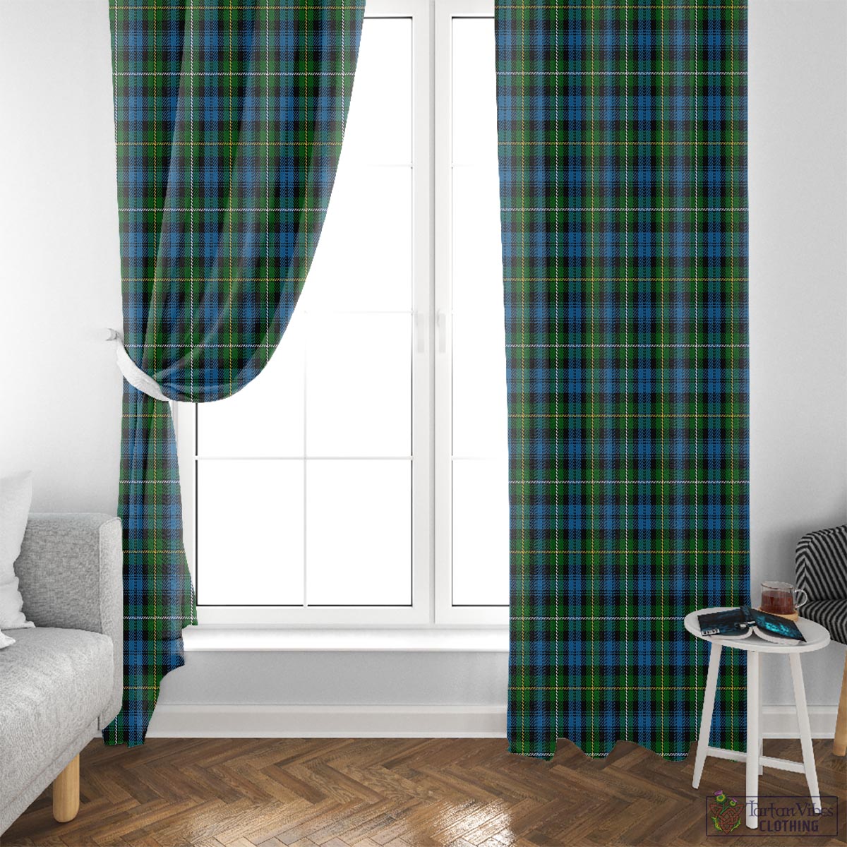 Campbell of Argyll #02 Tartan Window Curtain